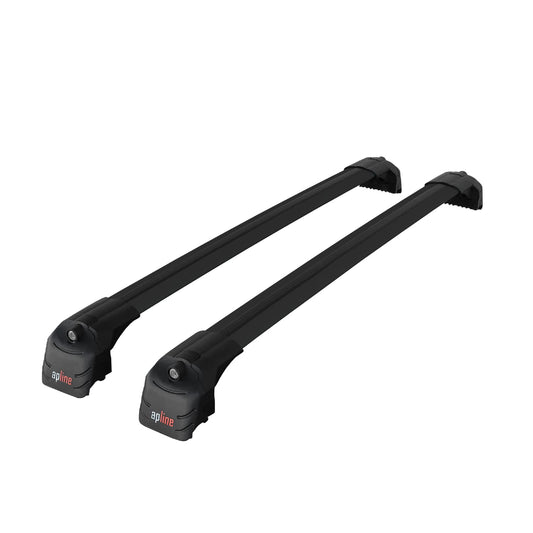 Compatible with Q7 (4M) 2016-2025 ACE-2 Car Roof Rack Cross Bar Black Aluminium 2 Bars