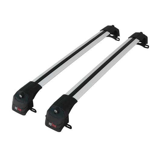 Compatible with Cadillac XT5 2017-2024 ACE-2 Car Roof Rack Cross Bar Grey Aluminium 2 Bars