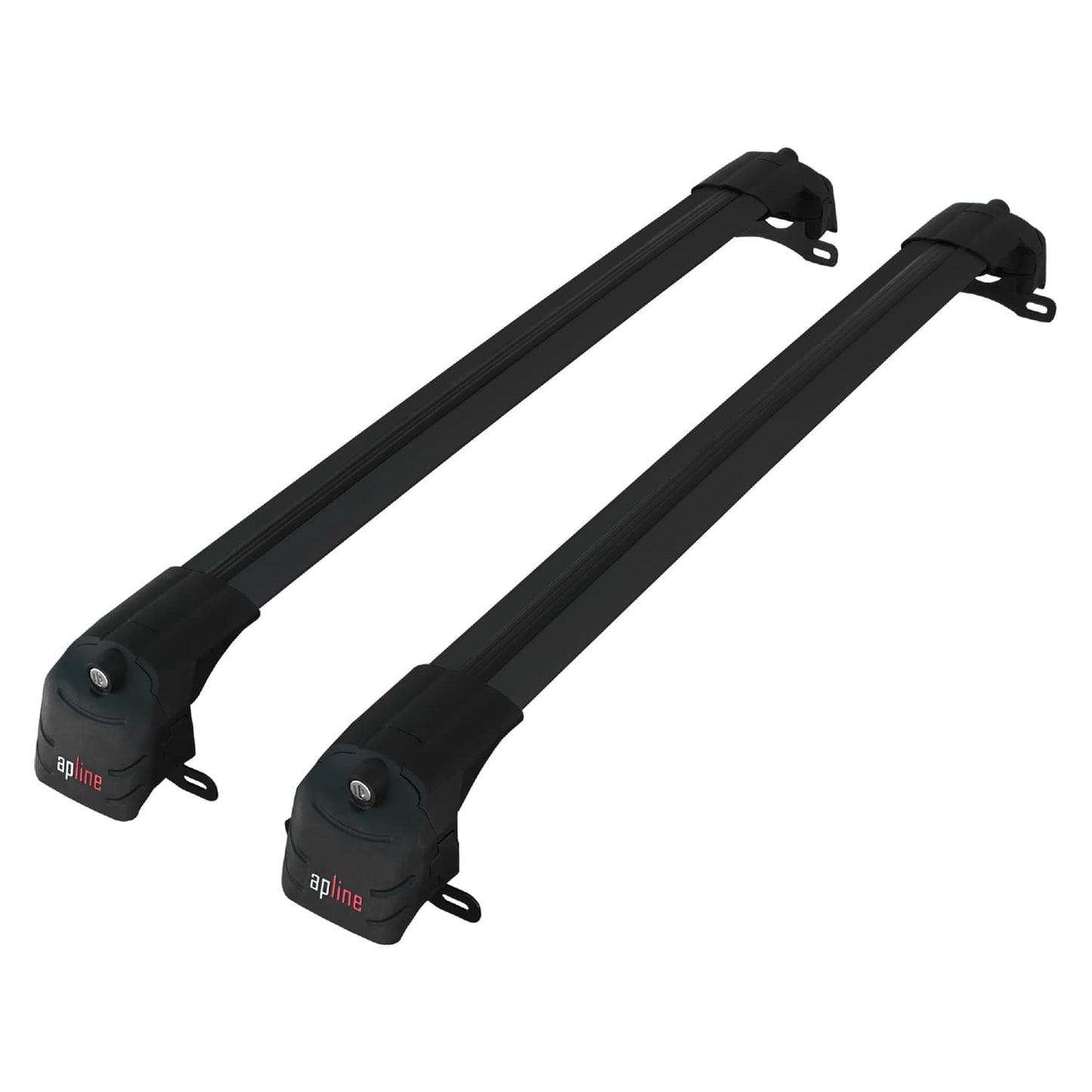Compatible avec Skoda Kodiaq 2024-2025 ACE-2 Barres de Toit Railing Porte-Bagages de Voiture Noir Aluminium 2 Barres