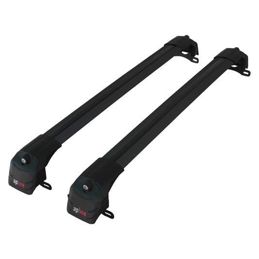 Compatible with Cadillac XT5 2017-2024 ACE-2 Car Roof Rack Cross Bar Black Aluminium 2 Bars