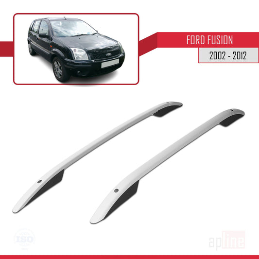 Compatible with Ford Fusion 2002-2012 (Short Wheelbase L1/H1) Roof Rails Roof Rack Luggage Carrier (Adhesive Model) Grey