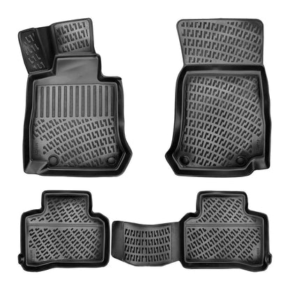 Compatible with Mercedes EQC (N293) 2019-2023 4D Car mats Black