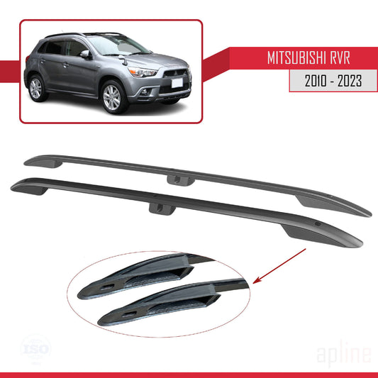 Compatible with Mitsubishi RVR 2010-2023 (Short Wheelbase L1/H1) Roof Rails Roof Rack Luggage Carrier Black