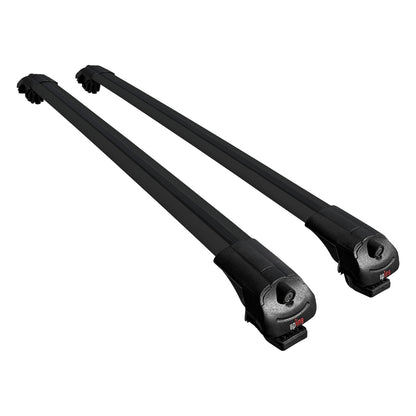 Compatible avec Fiat Grande Panda 2025 ACE-1 Barres de Toit Railing Porte-Bagages de Voiture Noir Aluminium 2 Barres