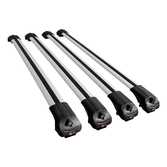 Compatible with Mercedes Vito (W638) 1996-2003 ACE-1 Car Roof Rack Cross Bar Grey Aluminium 4 Bars