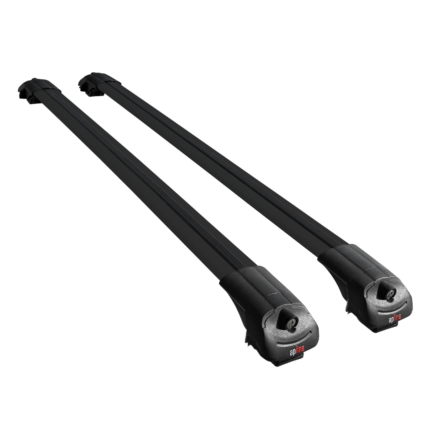Compatible avec SsangYong Rexton 2018-2025 ACE-1 Barres de Toit Railing Porte-Bagages de Voiture Noir Aluminium 2 Barres