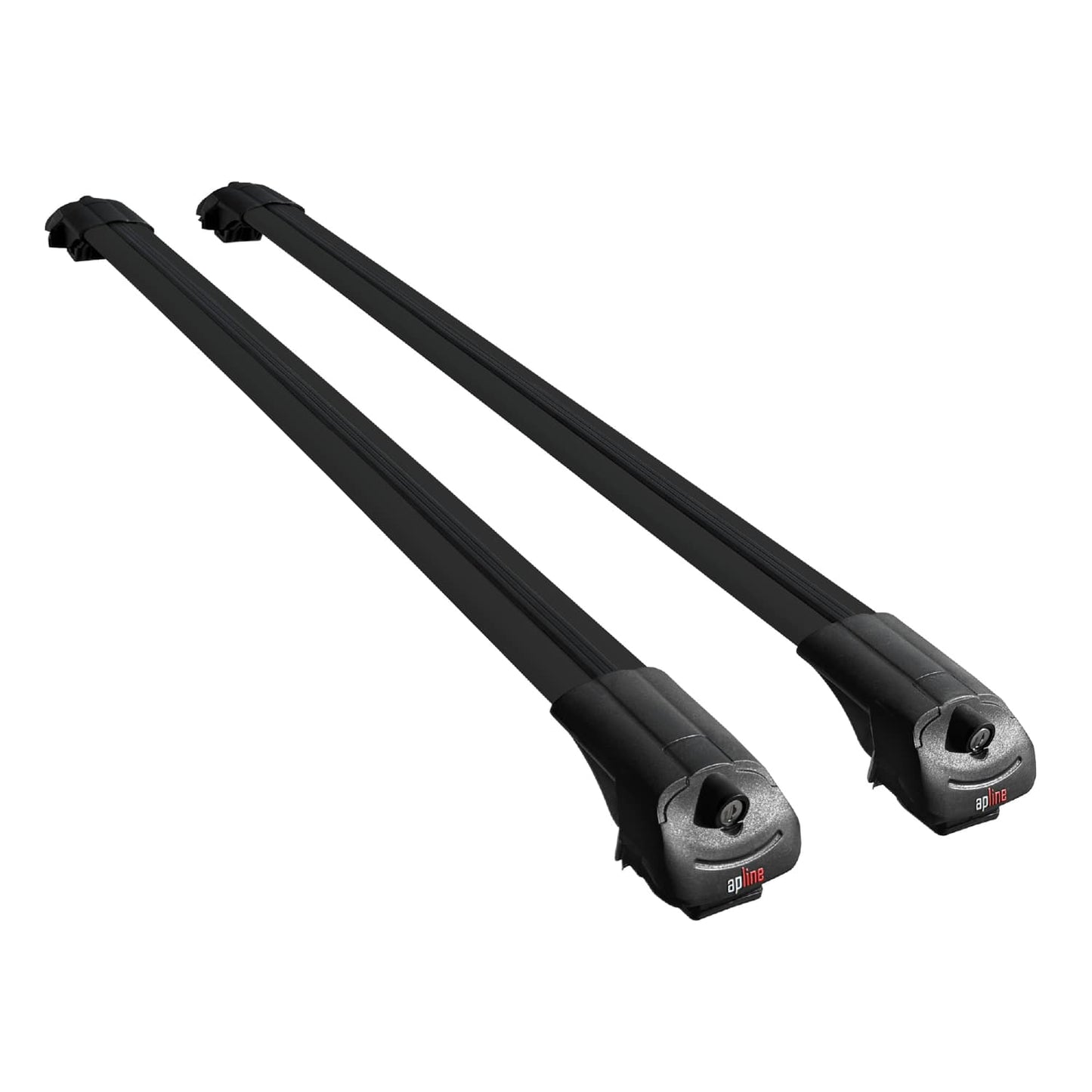 Compatible avec Renault Duster (HS) Pre-Facelift 2010-2013 ACE-1 Barres de Toit Railing Porte-Bagages de Voiture Noir Aluminium 2 Barres