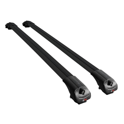 Compatible avec Seat Tarraco 2019-2024 ACE-1 Barres de Toit Railing Porte-Bagages de Voiture Noir Aluminium 2 Barres