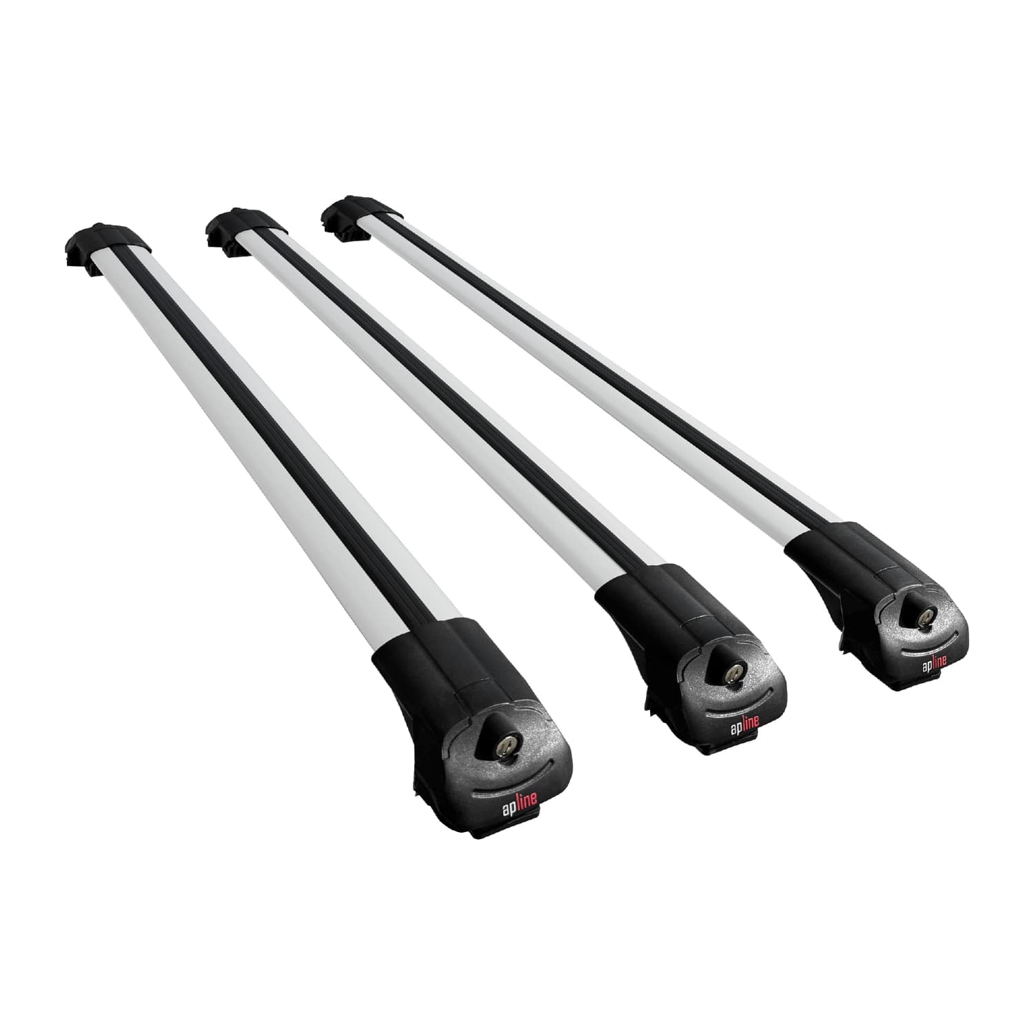 Compatible avec Hyundai Inster 2025-2026 ACE-1 Barres de Toit Railing Porte-Bagages de Voiture Gris Aluminium 3 Barres