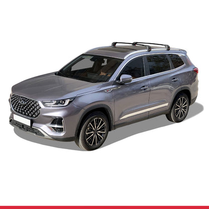 Compatible with Chery Tiggo 8 Pro 2020-2023 ACE-2 Car Roof Rack Cross Bar Black Aluminium 2 Bars