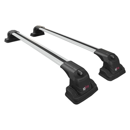 Compatible avec BMW Série 4 (F32) 2014-2020 ACE-3 Barres de Toit Railing Porte-Bagages de Voiture Gris Aluminium 2 Barres