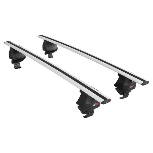 Compatible with Renault Fluence 2009-2015 ACE-4 Car Roof Rack Cross Bar Grey Aluminium 2 Bars
