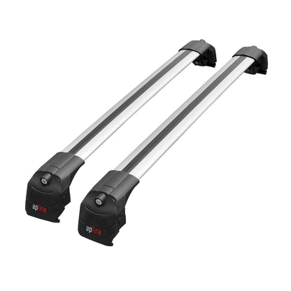 Compatible avec Audi A6 (C7) Avant 2011-2018 ACE-2 modèle Barres de Toit Railing Porte-Bagages de Voiture Gris Aluminium Barres