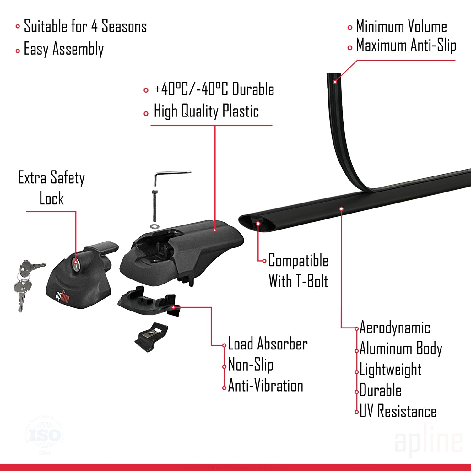 Compatible avec Citroen Grand C4 Space Tourer 2018-2022 ACE-1 Barres de Toit Railing Porte-Bagages de Voiture Noir Aluminium 2 Barres