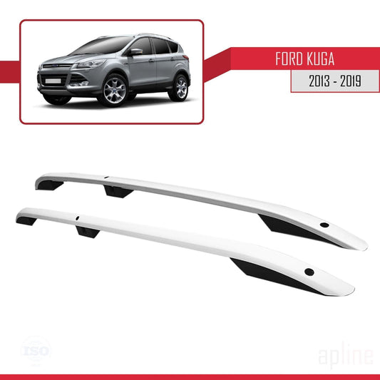 Compatible with Ford Kuga 2 (C520) 2013-2019 (Short Wheelbase L1/H1) Roof Rails Roof Rack Luggage Carrier Grey