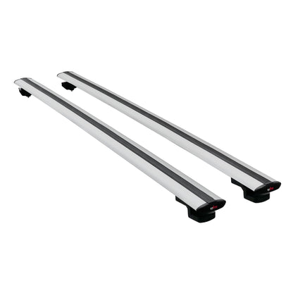 Compatible with Mercedes GL Class 2 (X166) Pre-Facelift 2013-2015 BASIC Model Car Roof Rack Cross Bar Grey Aluminium 2 Bars