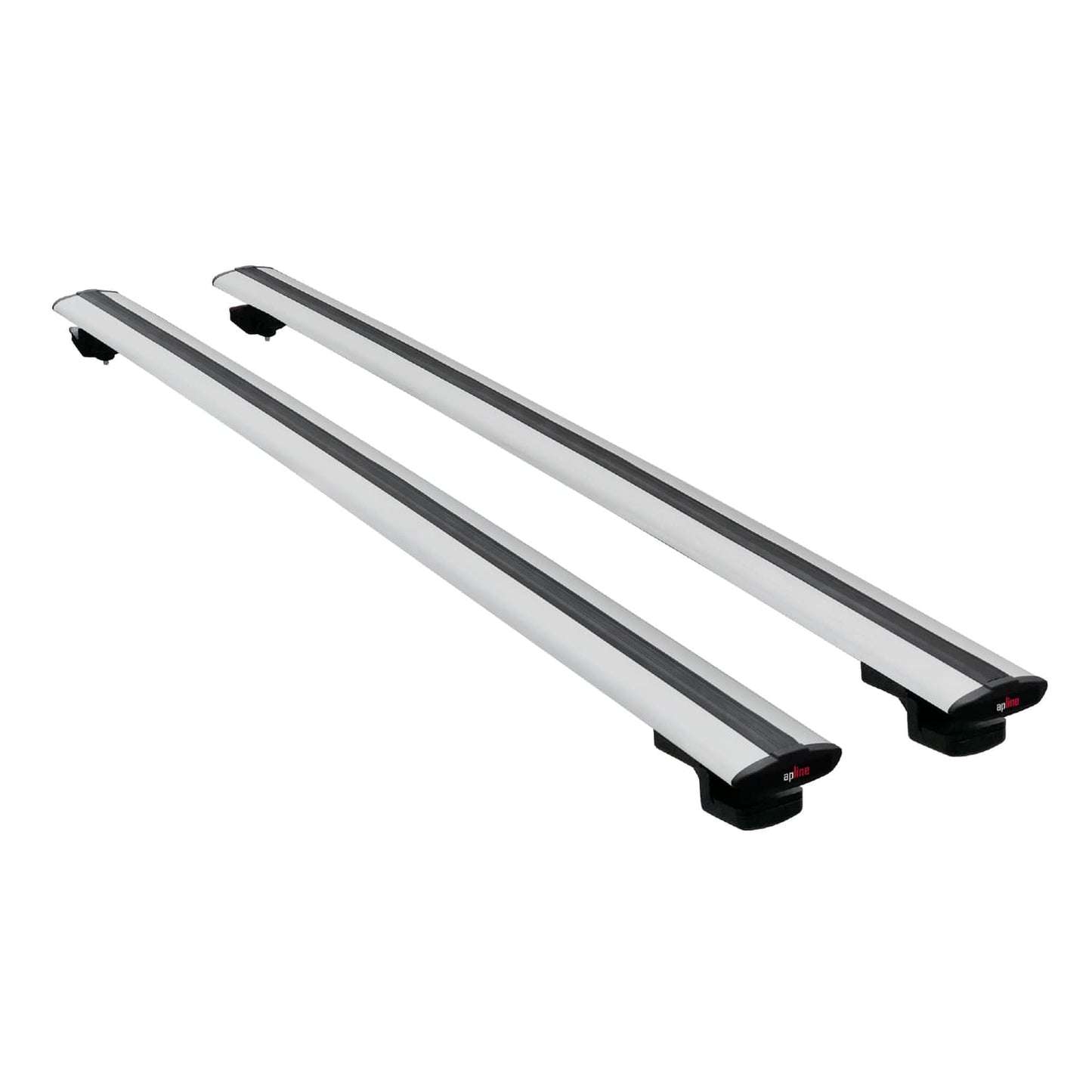Compatible avec Mercedes Classe GLB (X247) 2020-2025 BASIC Model Barres de Toit Railing Porte-Bagages de Voiture Gris Aluminium 2 Barres