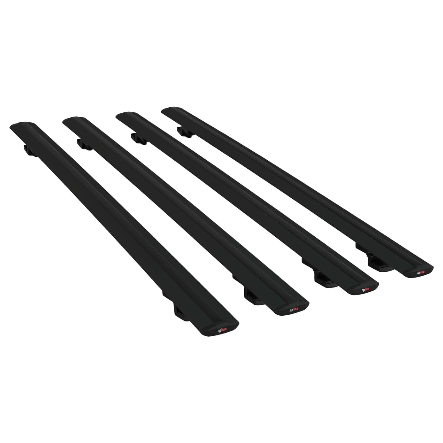 Compatible avec Mercedes Viano 2 (W639) Post-Facelift 2010-2014 BASIC Model Barres de Toit Railing Porte-Bagages de Voiture Noir Aluminium 4 Barres
