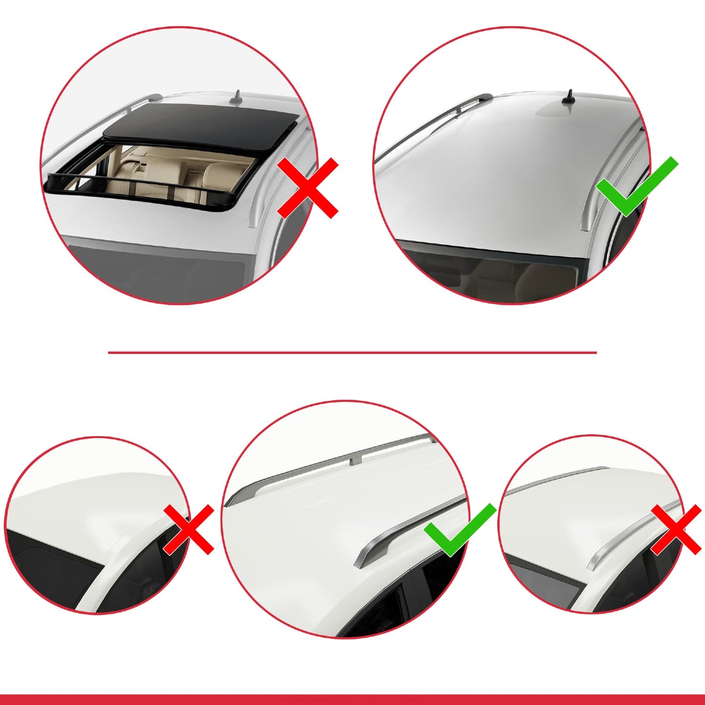 Compatible avec Volvo V70 2000-2007 FLY Model Barres de Toit Railing Porte-Bagages de Voiture Noir Aluminium 3 Barres