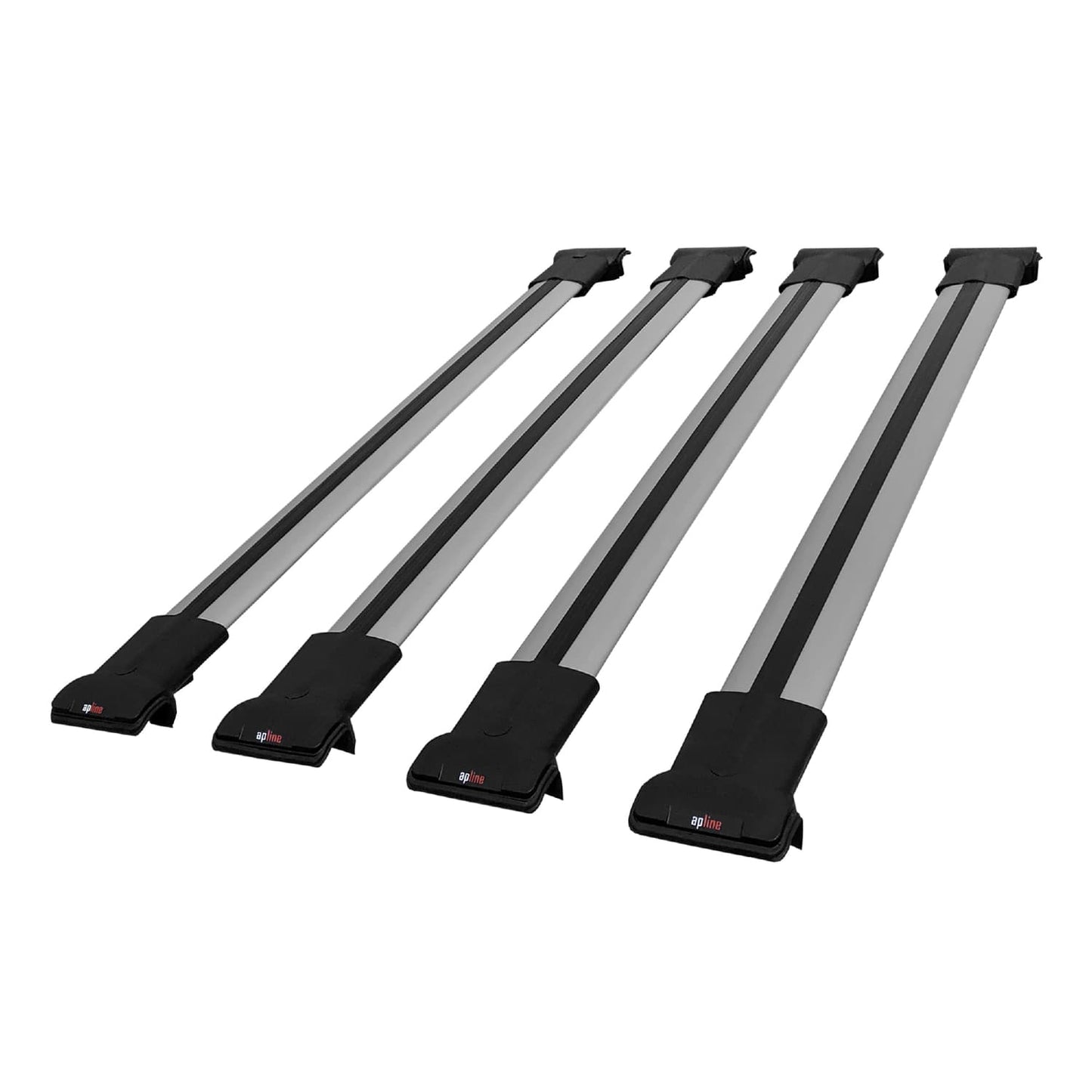 Compatible avec Citroen Berlingo 3 (K9) 2019-2022 FLY Model Barres de Toit Railing Porte-Bagages de Voiture Gris Aluminium 4 Barres
