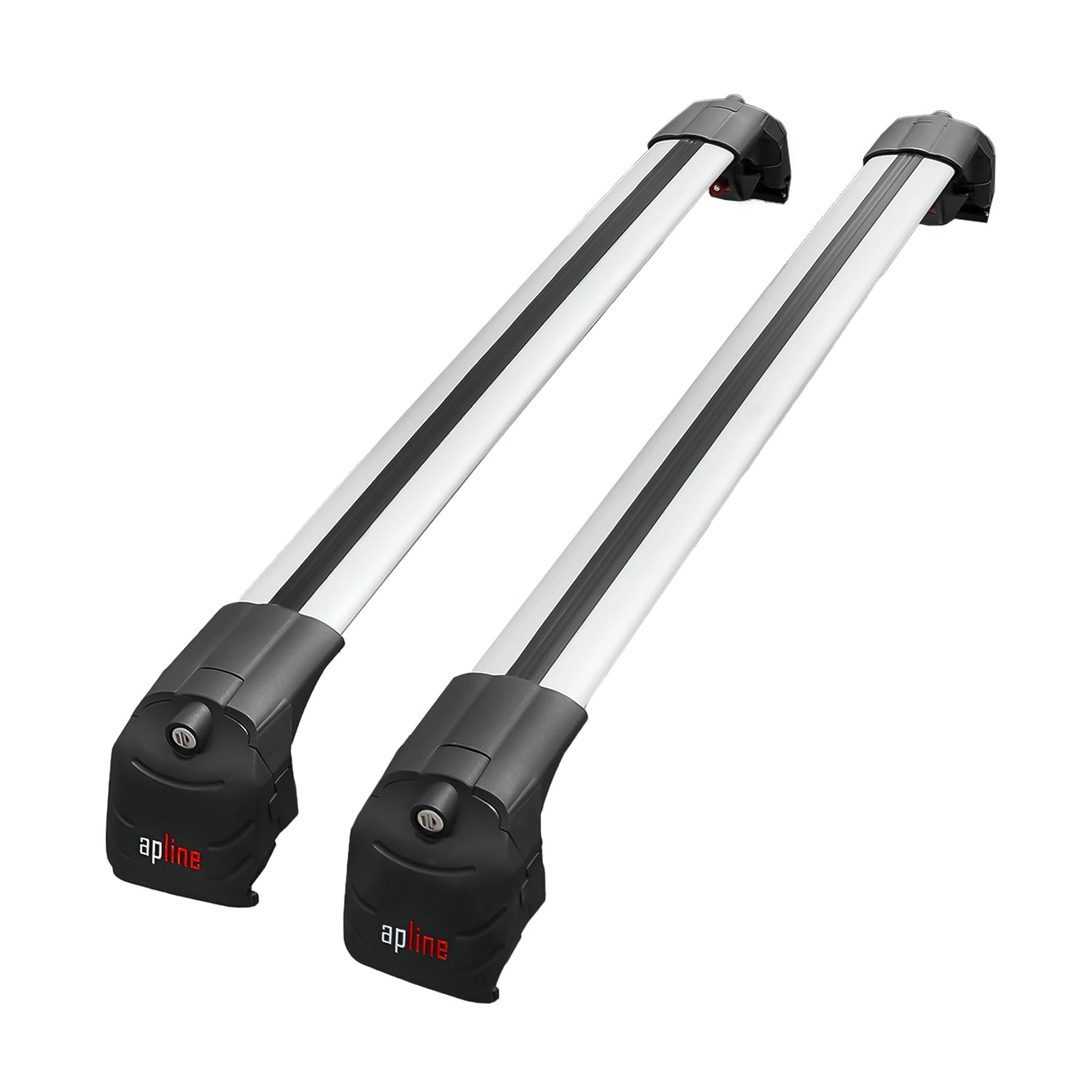 Compatible avec Jeep Compass J4U 2025-2026 ACE-2 Barres de Toit Railing Porte-Bagages de Voiture Gris Aluminium 2 Barres