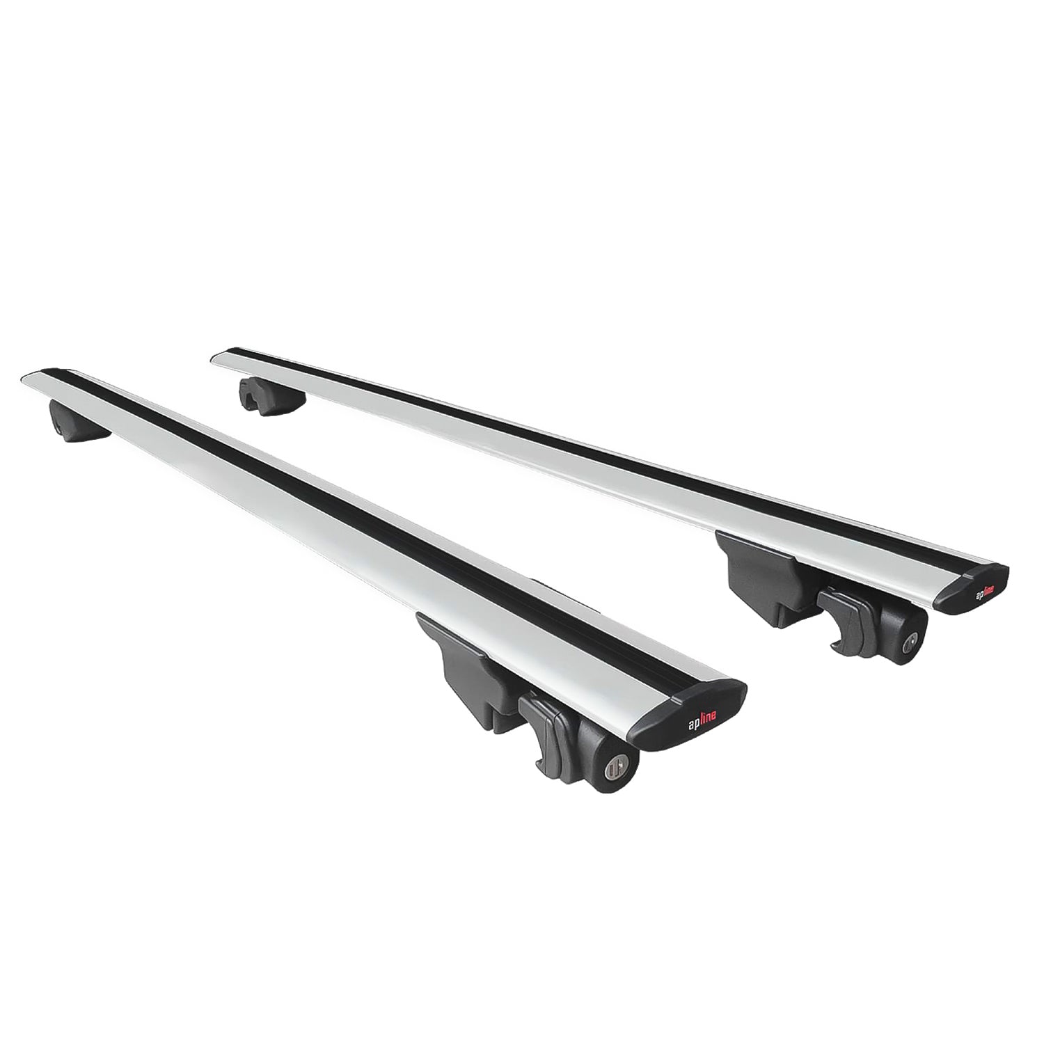 Compatible avec Jeep Compass J4U 2025-2026 HOOK Model Barres de Toit Railing Porte-Bagages de Voiture Gris Aluminium 2 Barres