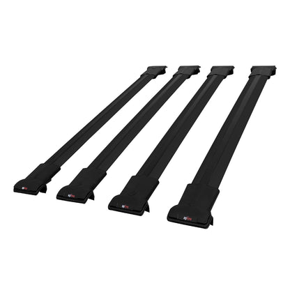 Compatible with Ford Transit/Tourneo Courier Pre-Facelift 2014-2017 FLY Model Car Roof Rack Cross Bar Black Aluminium 4 Bars