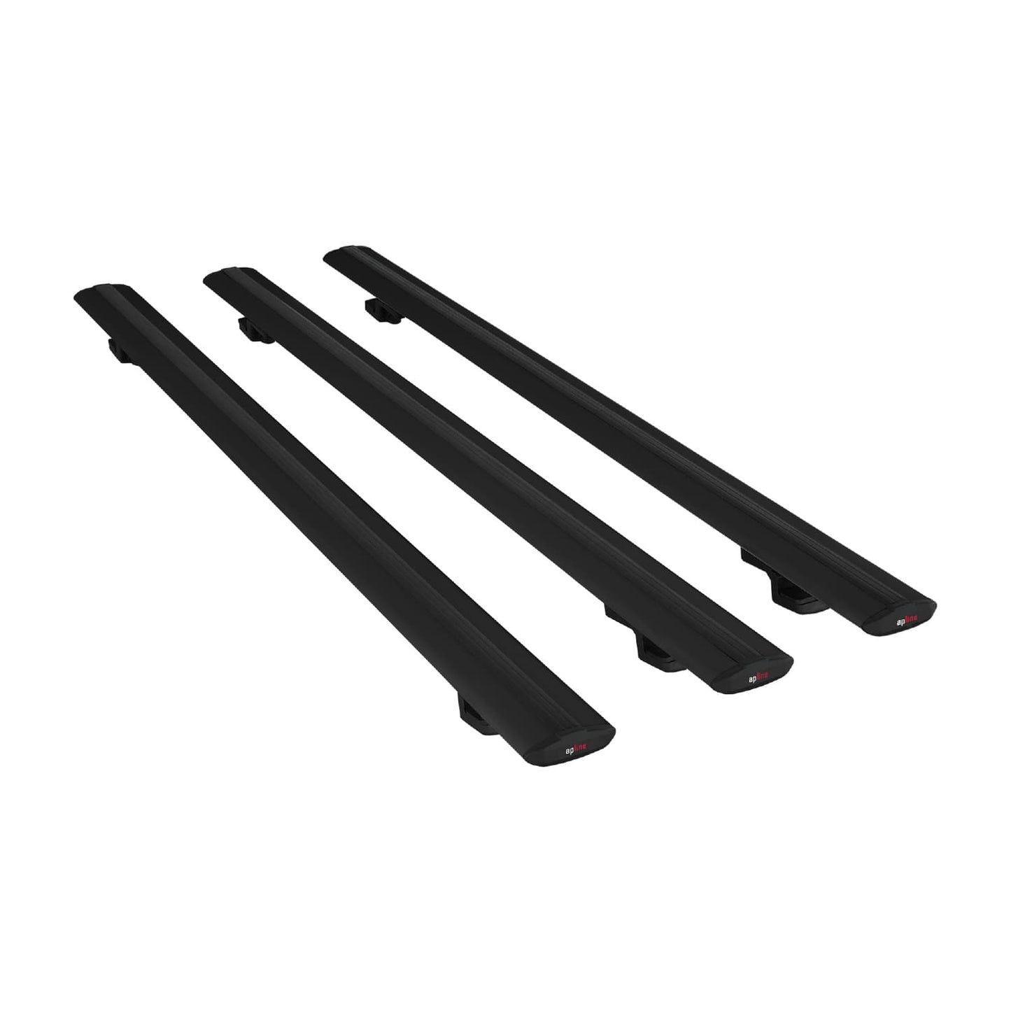 Compatible avec Ford Grand C-Max (C344) 2011-2019 BASIC Model Barres de Toit Railing Porte-Bagages de Voiture Noir Aluminium 3 Barres