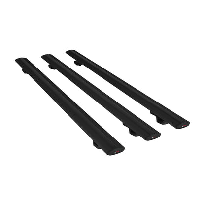 Compatible avec Peugeot Expert 3 Traveller 2017-2025 BASIC Model Barres de Toit Railing Porte-Bagages de Voiture Noir Aluminium 3 Barres